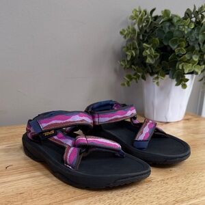 Teva Kids Pink and Purple Strappy Sandals size 12